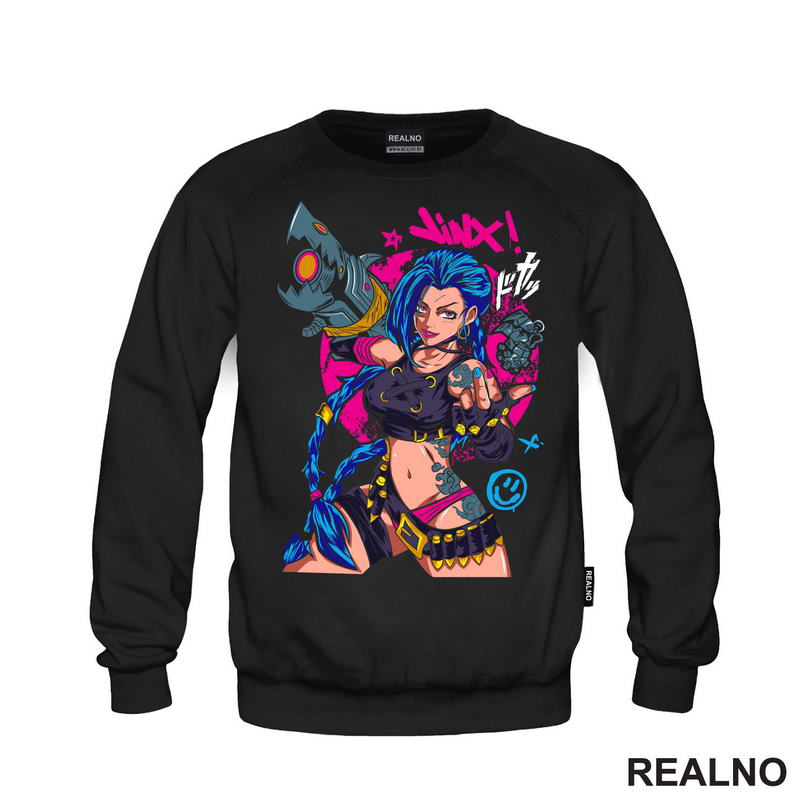 Jinx - Finger - League of Legends - LOL - Arcane