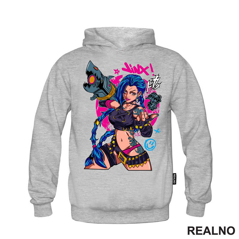Jinx - Finger - League of Legends - LOL - Arcane