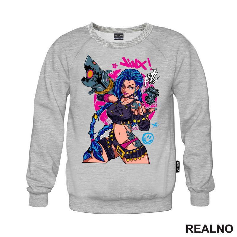 Jinx - Finger - League of Legends - LOL - Arcane