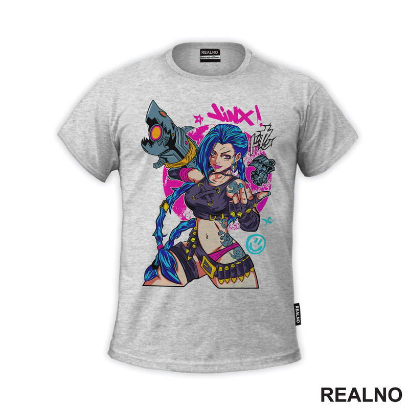 Jinx - Finger - League of Legends - LOL - Arcane