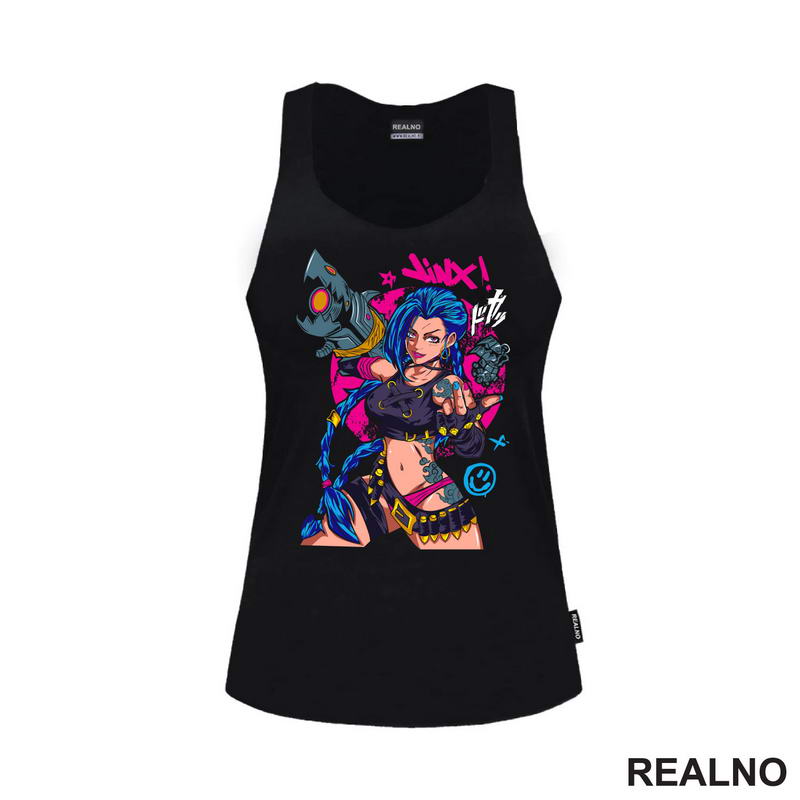 Jinx - Finger - League of Legends - LOL - Arcane
