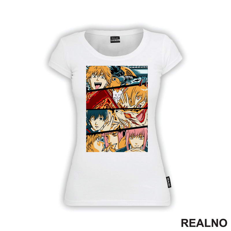 Denji, Power, Aki And Makima - Eyes - Chainsaw Man - Anime