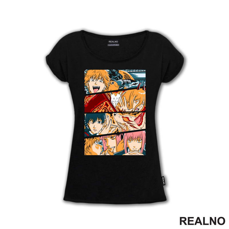 Denji, Power, Aki And Makima - Eyes - Chainsaw Man - Anime
