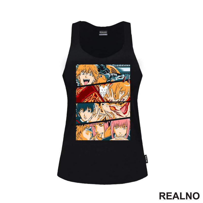 Denji, Power, Aki And Makima - Eyes - Chainsaw Man - Anime