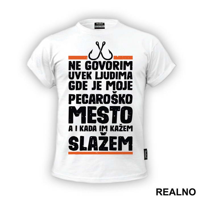 Ne Govorim Uvek Ludima Gde Je Moje Pecaroško Mesto A I Kada Im Kažem Lažem - Pecanje - Fishing