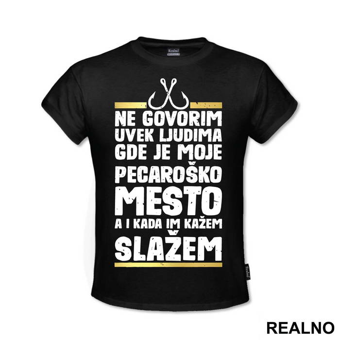 Ne Govorim Uvek Ludima Gde Je Moje Pecaroško Mesto A I Kada Im Kažem Lažem - Pecanje - Fishing