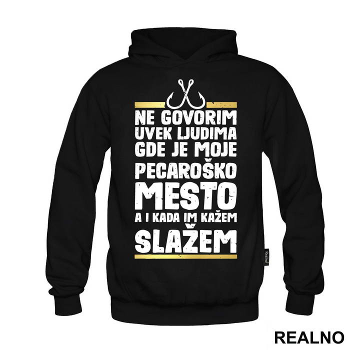 Ne Govorim Uvek Ludima Gde Je Moje Pecaroško Mesto A I Kada Im Kažem Lažem - Pecanje - Fishing