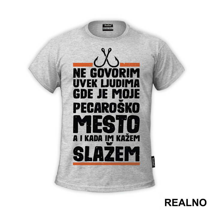 Ne Govorim Uvek Ludima Gde Je Moje Pecaroško Mesto A I Kada Im Kažem Lažem - Pecanje - Fishing