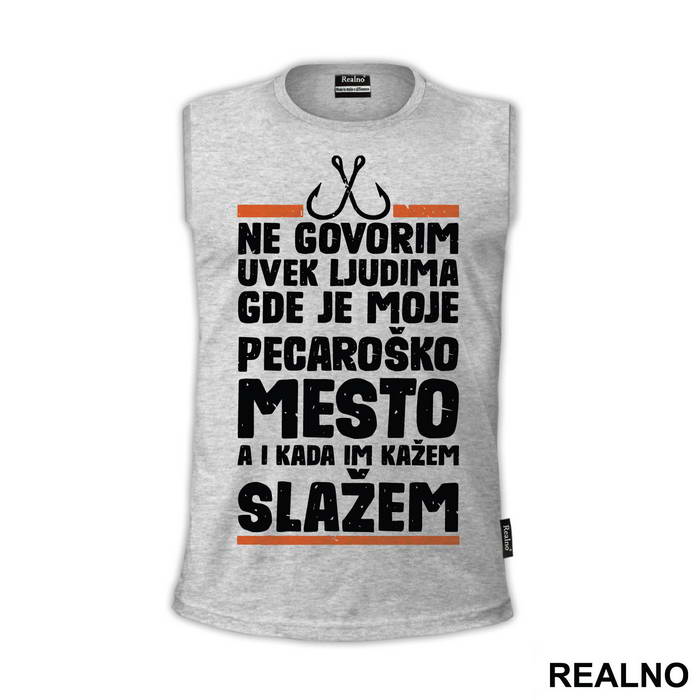 Ne Govorim Uvek Ludima Gde Je Moje Pecaroško Mesto A I Kada Im Kažem Lažem - Pecanje - Fishing