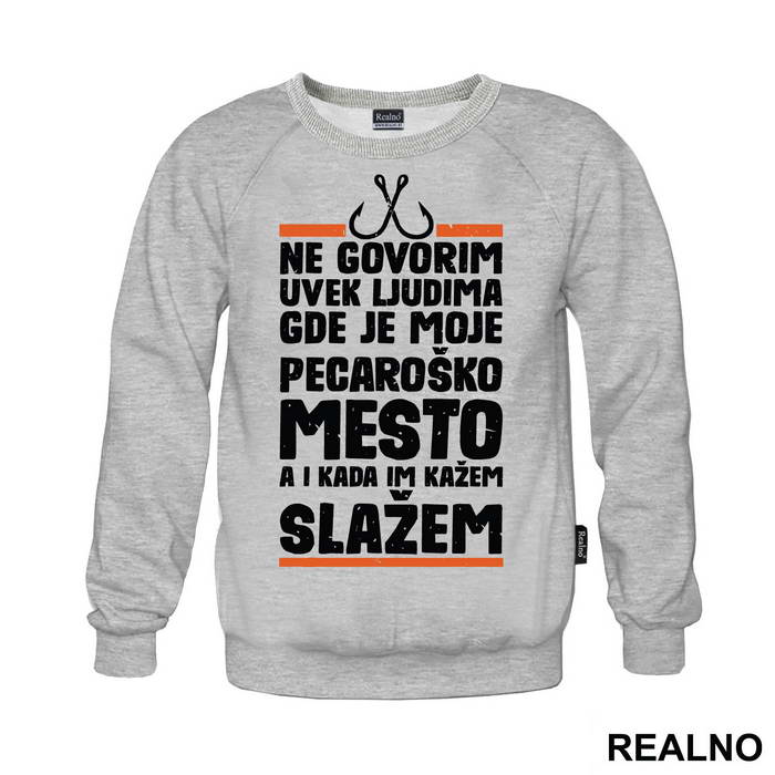 Ne Govorim Uvek Ludima Gde Je Moje Pecaroško Mesto A I Kada Im Kažem Lažem - Pecanje - Fishing