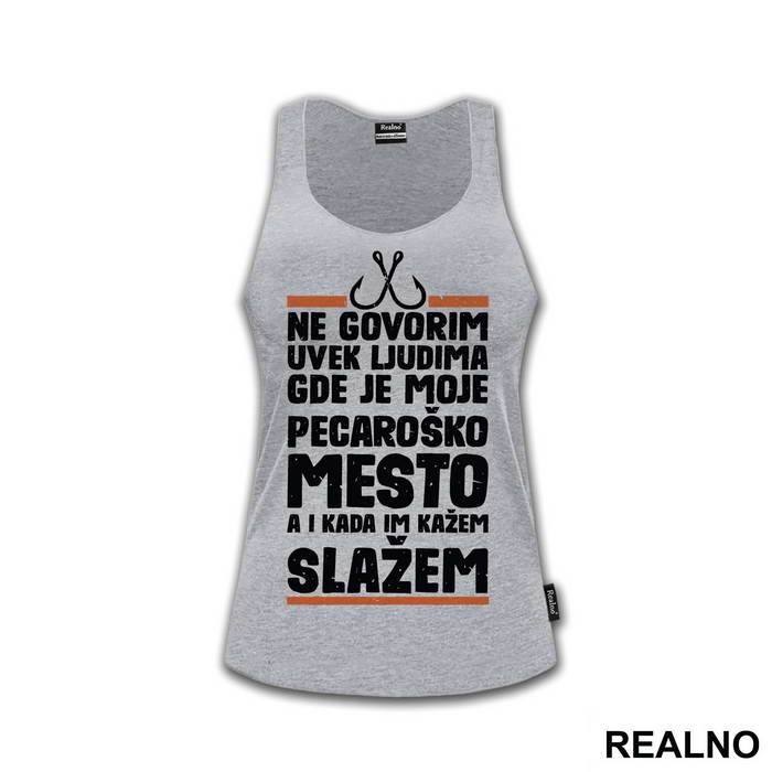 Ne Govorim Uvek Ludima Gde Je Moje Pecaroško Mesto A I Kada Im Kažem Lažem - Pecanje - Fishing