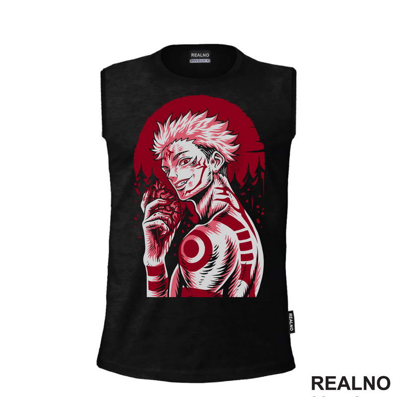 Ryomen Sukuna - Red Moon And Heart - Jujutsu Kaisen