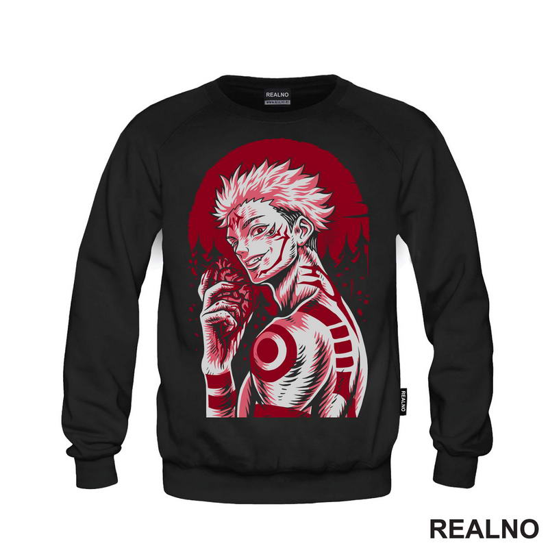 Ryomen Sukuna - Red Moon And Heart - Jujutsu Kaisen