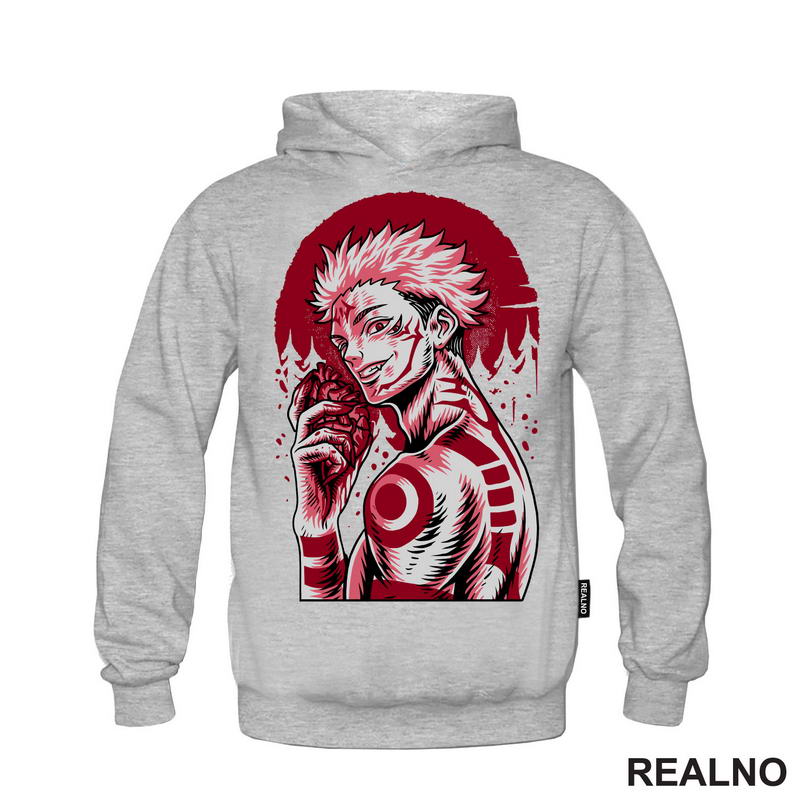 Ryomen Sukuna - Red Moon And Heart - Jujutsu Kaisen