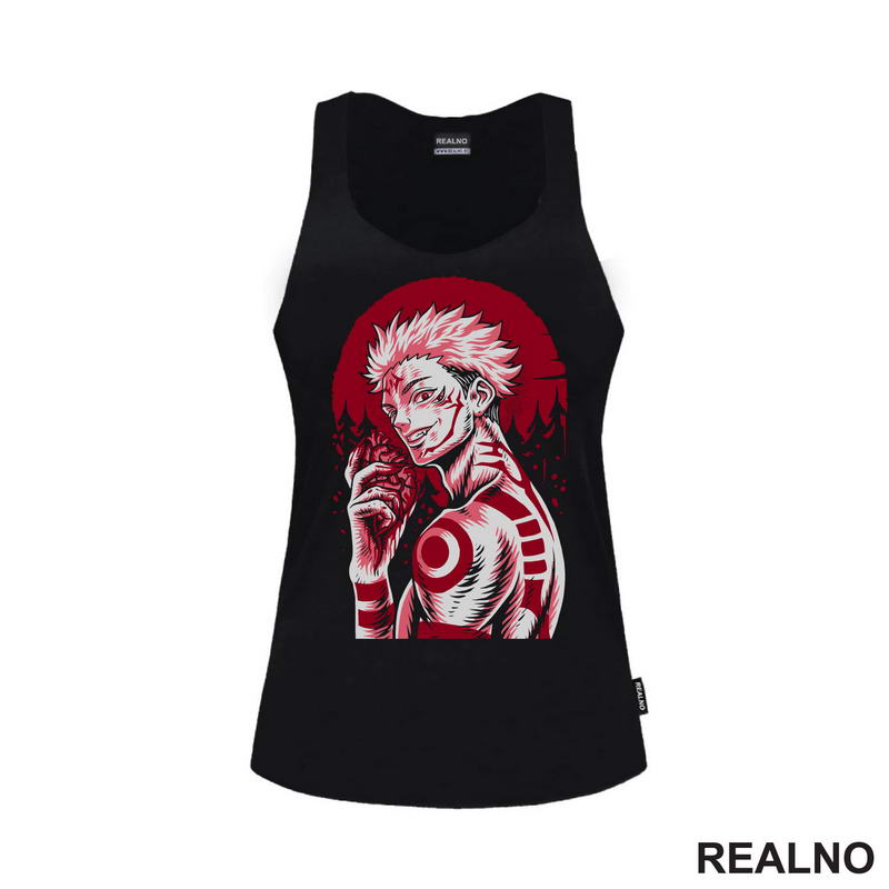 Ryomen Sukuna - Red Moon And Heart - Jujutsu Kaisen
