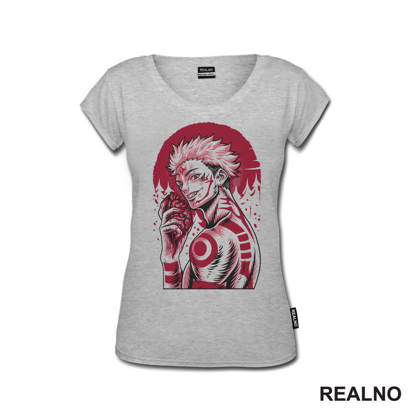 Ryomen Sukuna - Red Moon And Heart - Jujutsu Kaisen