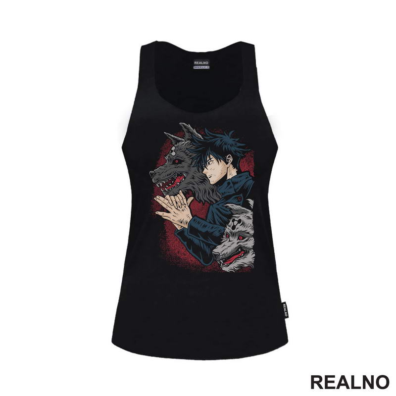 Megumi Fushiguro And Divine Dogs - Jujutsu Kaisen