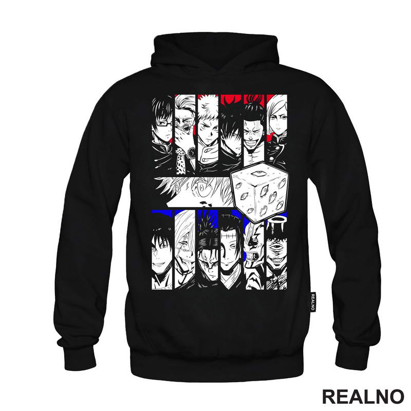 Caracters And Six Eyes - Jujutsu Kaisen