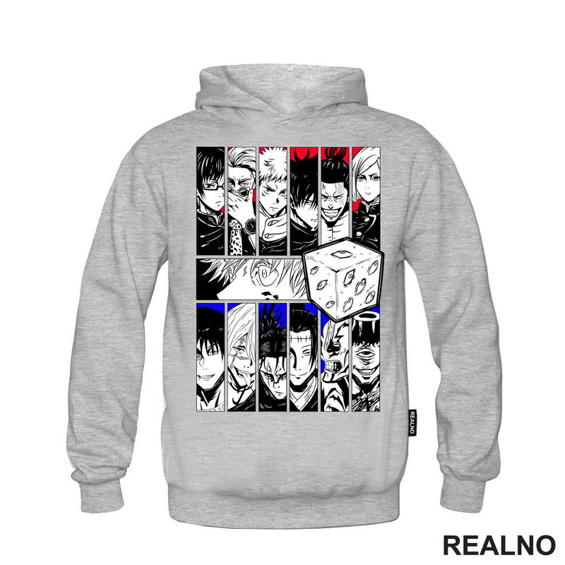 Caracters And Six Eyes - Jujutsu Kaisen