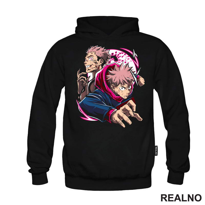 Yuji Itadori And Sukuna - Moon - Jujutsu Kaisen