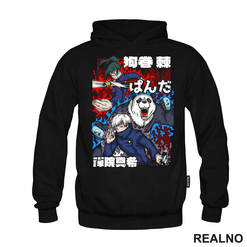 Maki Zen'in, Panda And Gojo - Jujutsu Kaisen