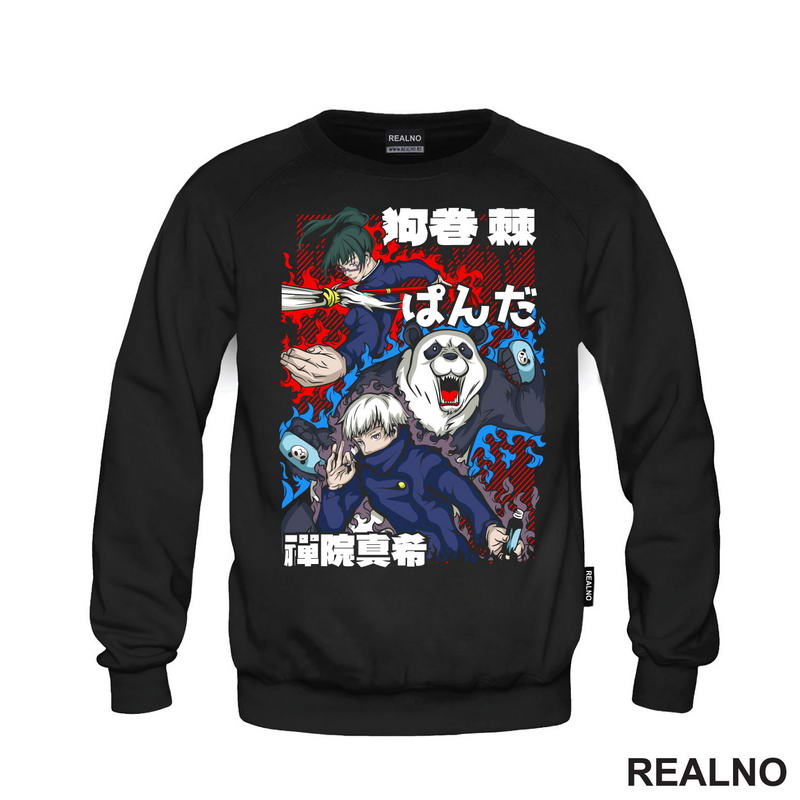 Maki Zen'in, Panda And Gojo - Jujutsu Kaisen