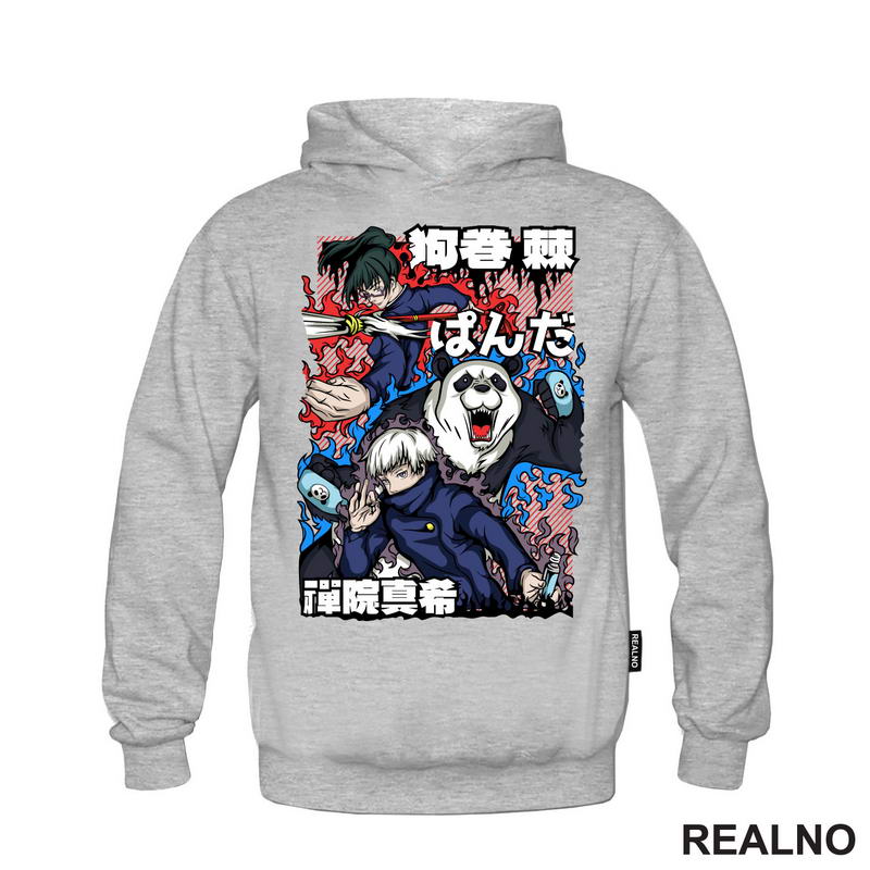 Maki Zen'in, Panda And Gojo - Jujutsu Kaisen