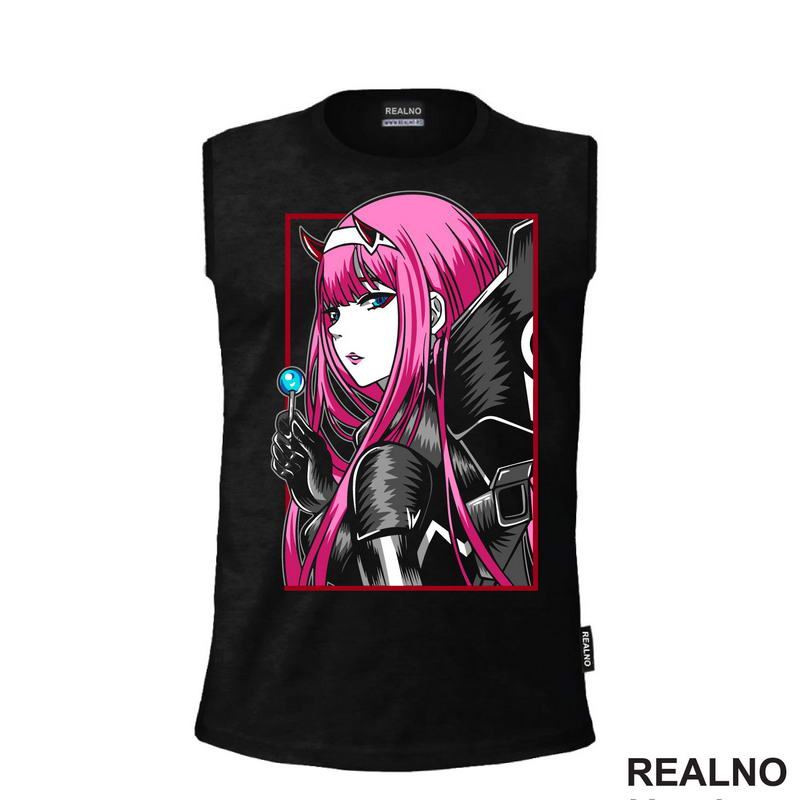 Zero Two - Side Look - Darling in the Franxx - Anime