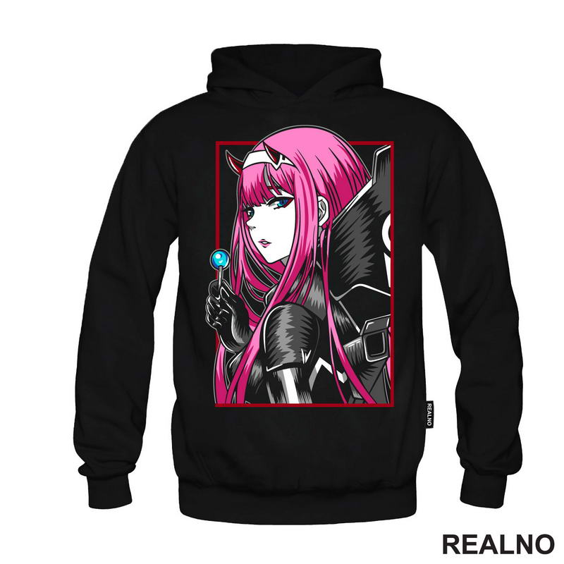 Zero Two - Side Look - Darling in the Franxx - Anime