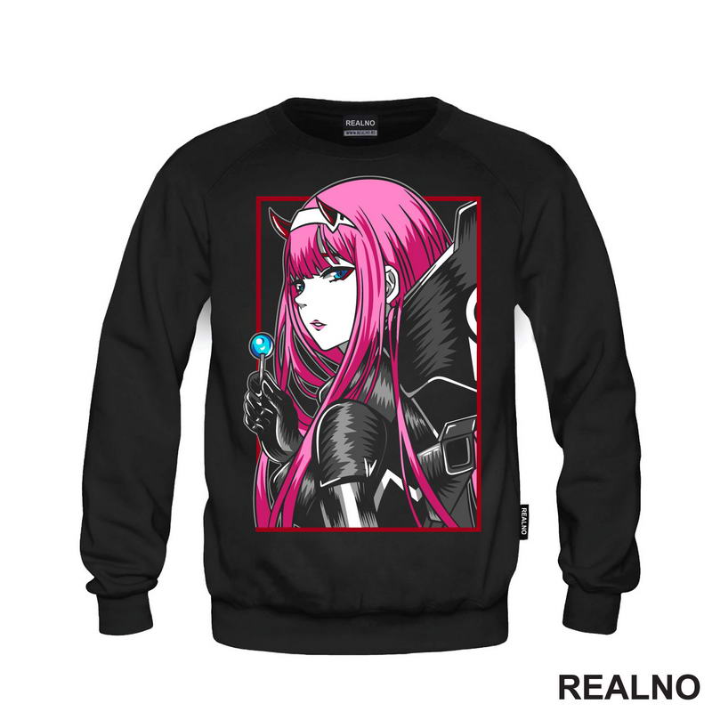 Zero Two - Side Look - Darling in the Franxx - Anime