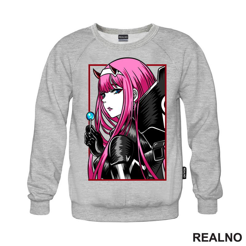 Zero Two - Side Look - Darling in the Franxx - Anime