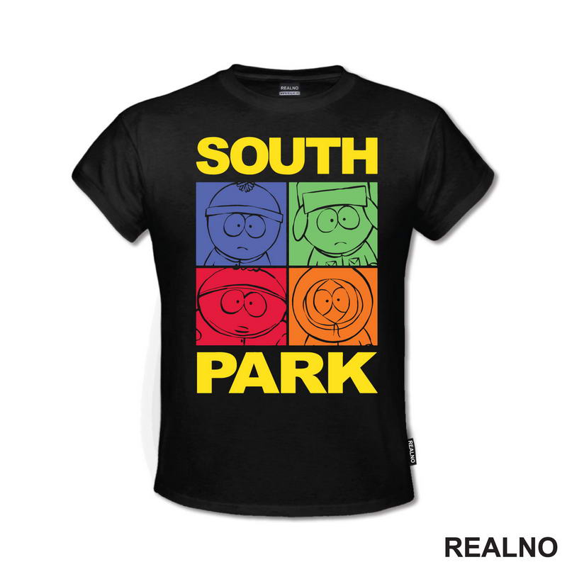 Stan, Kyle, Cartman And Kenny - Heads - South Park
