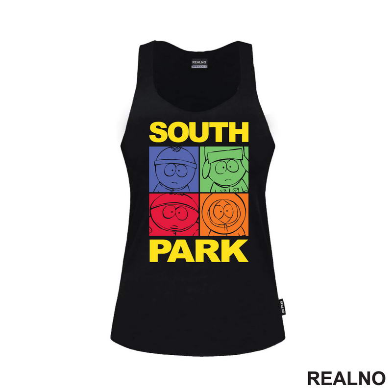 Stan, Kyle, Cartman And Kenny - Heads - South Park