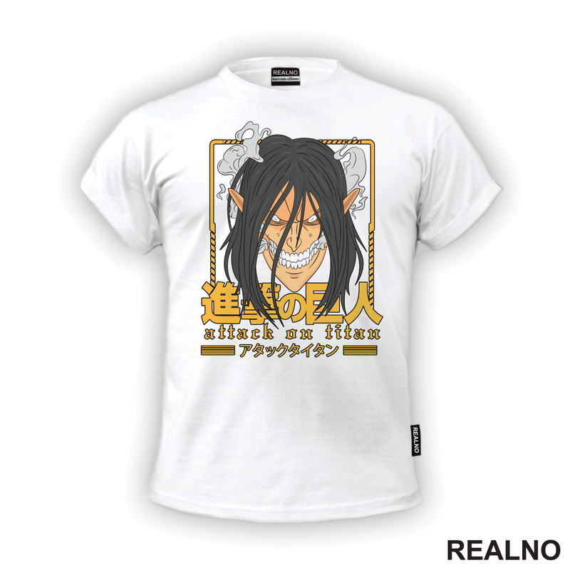 Eren Yeager - Yellow Lines - Attack On Titan - AOT