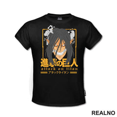 Eren Yeager - Yellow Lines - Attack On Titan - AOT