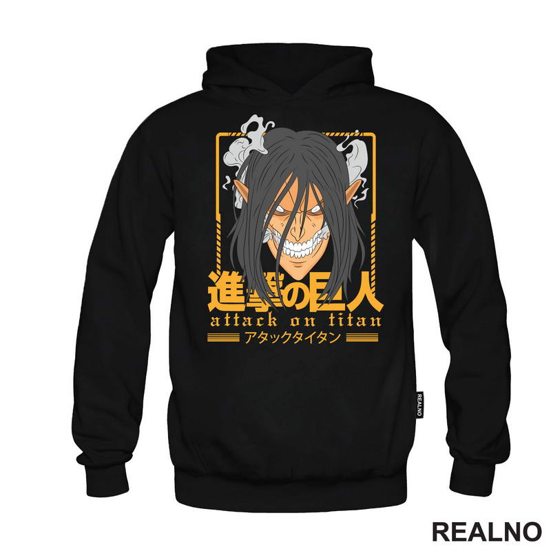 Eren Yeager - Yellow Lines - Attack On Titan - AOT