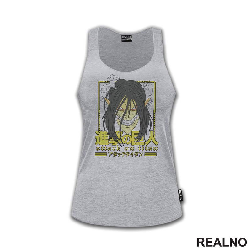 Eren Yeager - Yellow Lines - Attack On Titan - AOT