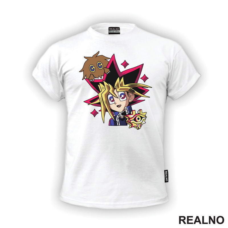 Kuriboh And Yugi Mutou - Yu-Gi-Oh - Anime