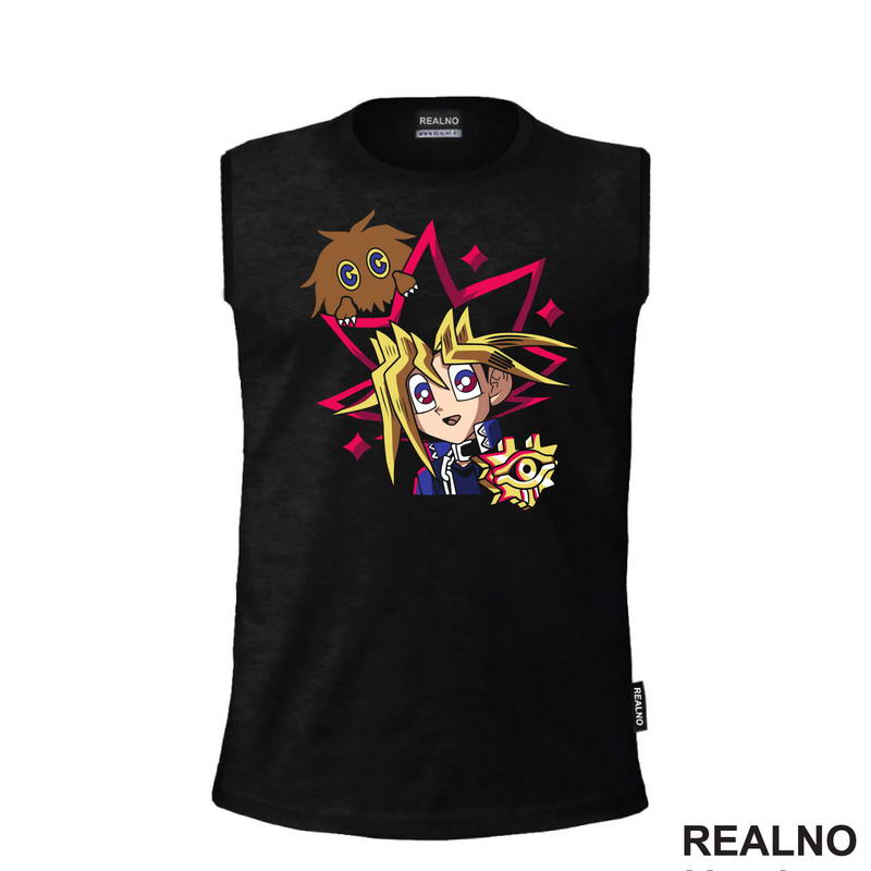 Kuriboh And Yugi Mutou - Yu-Gi-Oh - Anime