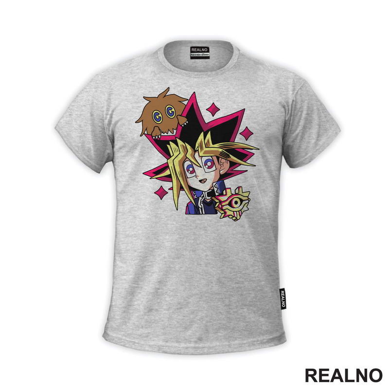 Kuriboh And Yugi Mutou - Yu-Gi-Oh - Anime