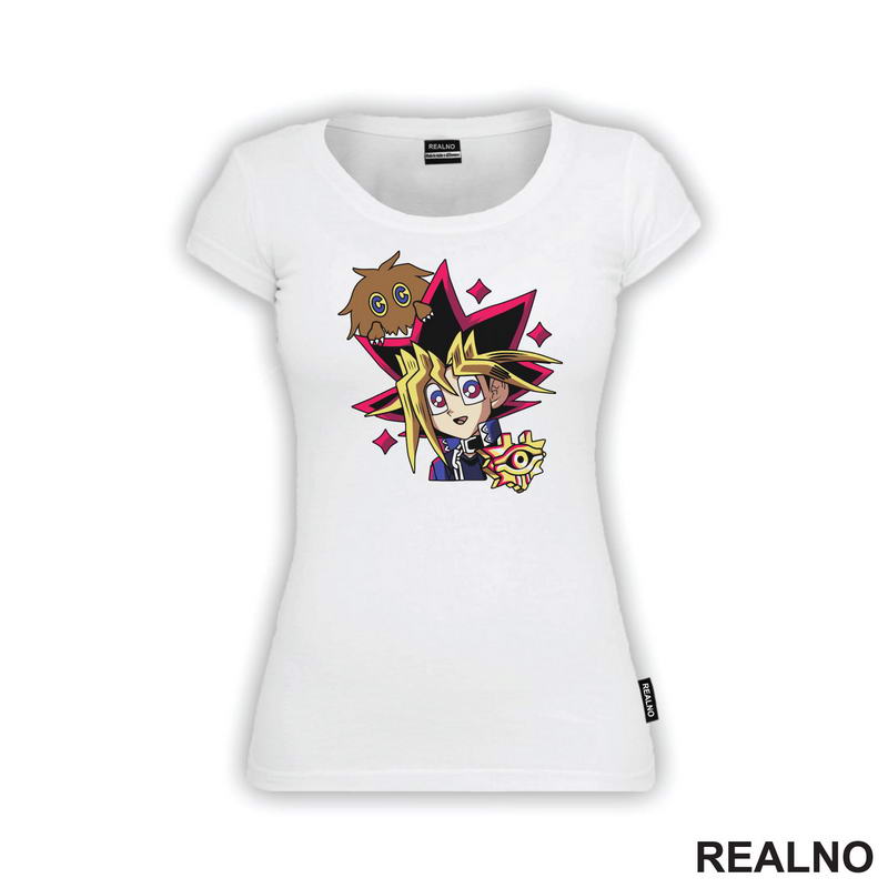 Kuriboh And Yugi Mutou - Yu-Gi-Oh - Anime