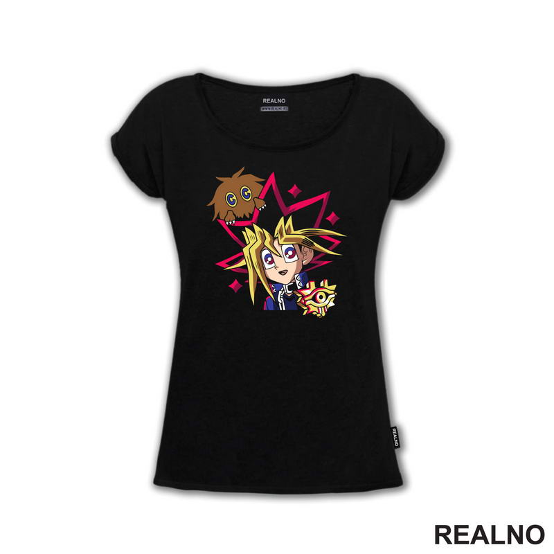 Kuriboh And Yugi Mutou - Yu-Gi-Oh - Anime