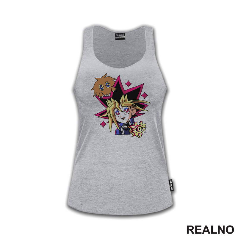 Kuriboh And Yugi Mutou - Yu-Gi-Oh - Anime