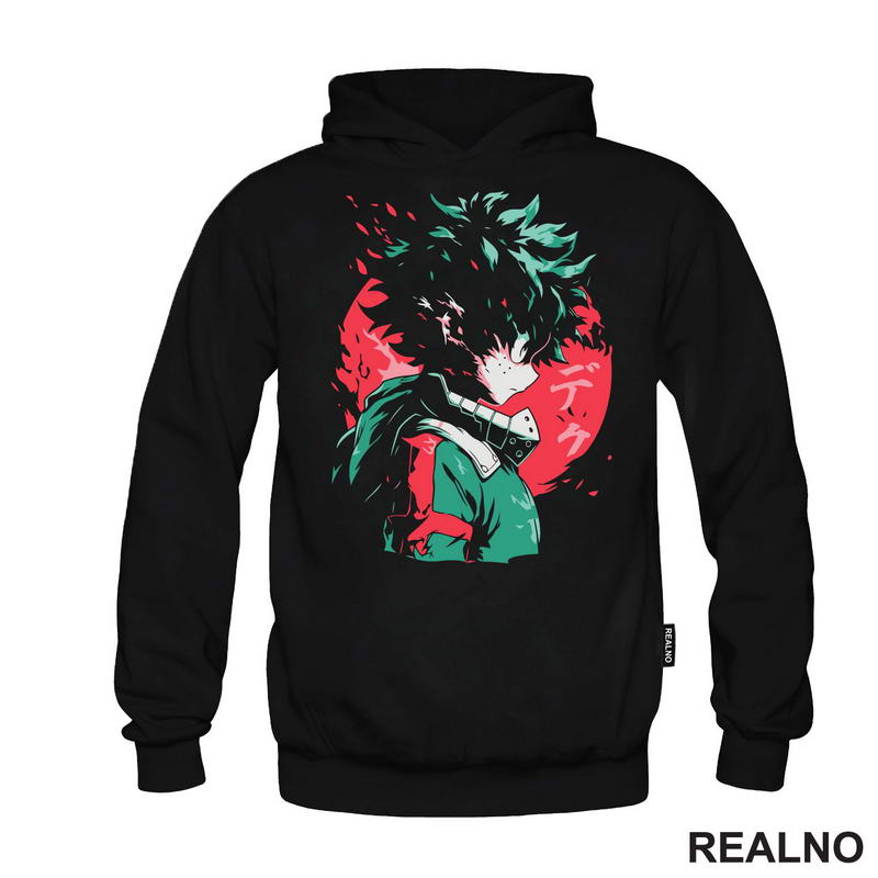 Izuku Midoriy - Red Moon - My Hero Academia