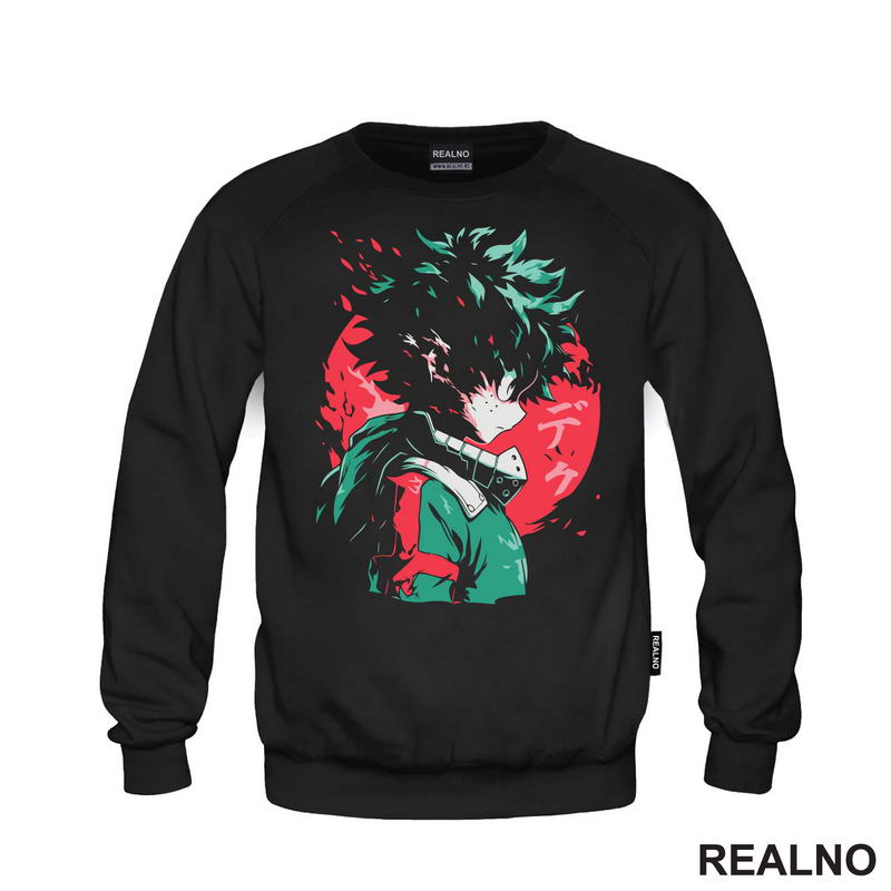 Izuku Midoriy - Red Moon - My Hero Academia