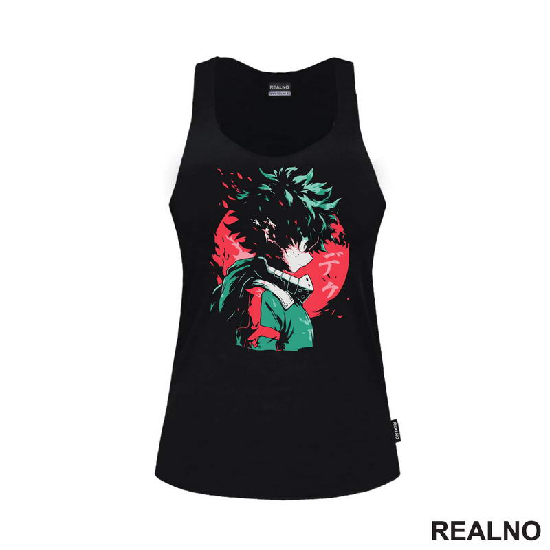 Izuku Midoriy - Red Moon - My Hero Academia