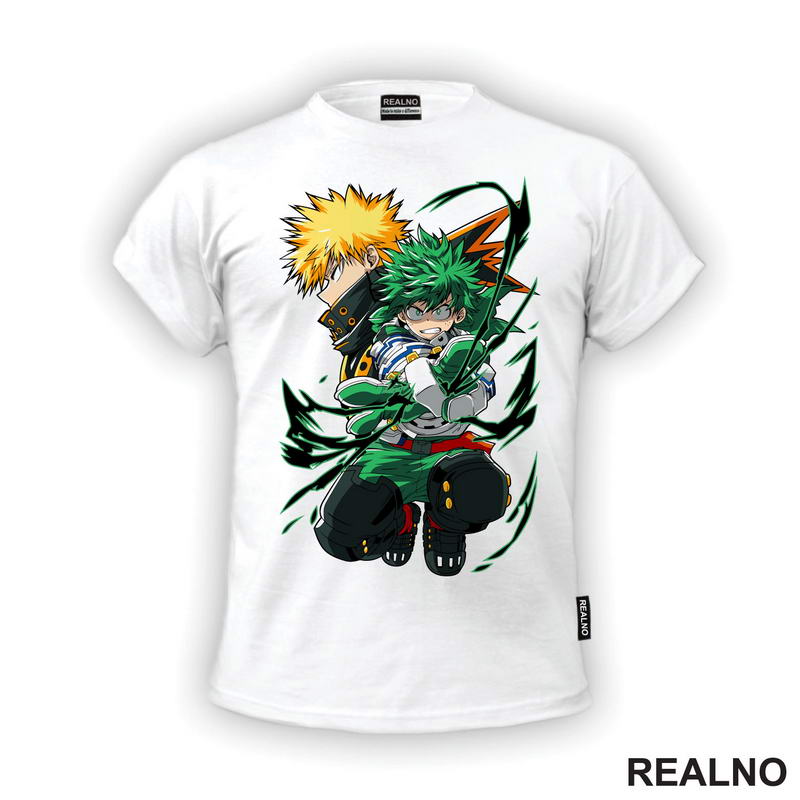 Deku And Bakugo - Green - My Hero Academia
