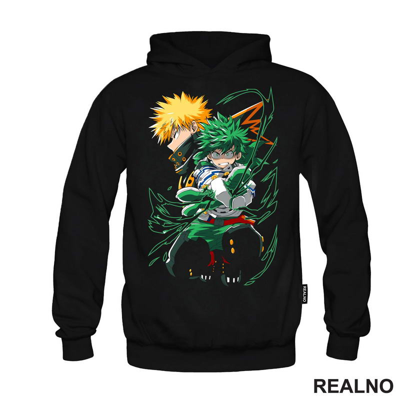 Deku And Bakugo - Green - My Hero Academia