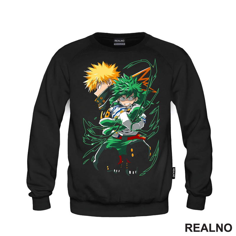 Deku And Bakugo - Green - My Hero Academia