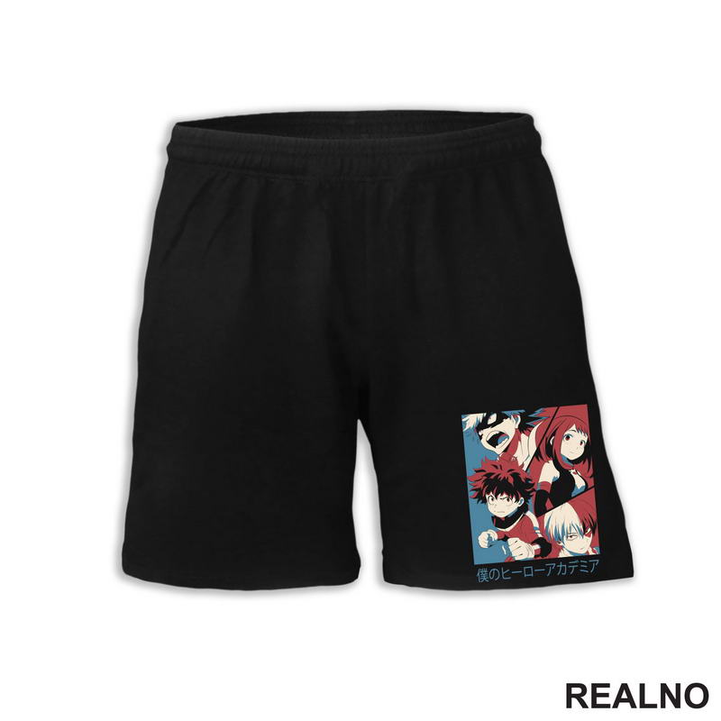 Deku, Bakugo, Shoto And Uravity - My Hero Academia
